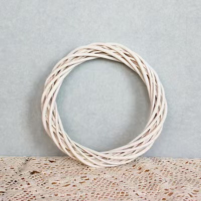 Handwoven Willow Wreath Garland, Festive Holiday Decor, Wedding & Window Display, Natural Willow Vine, Seasonal Door Hanging Decoration