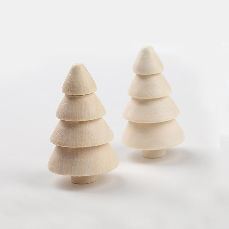 Wooden Acorn Craft Kit, DIY Painting Toy for Kids, Set of 10, Natural Wood Finish