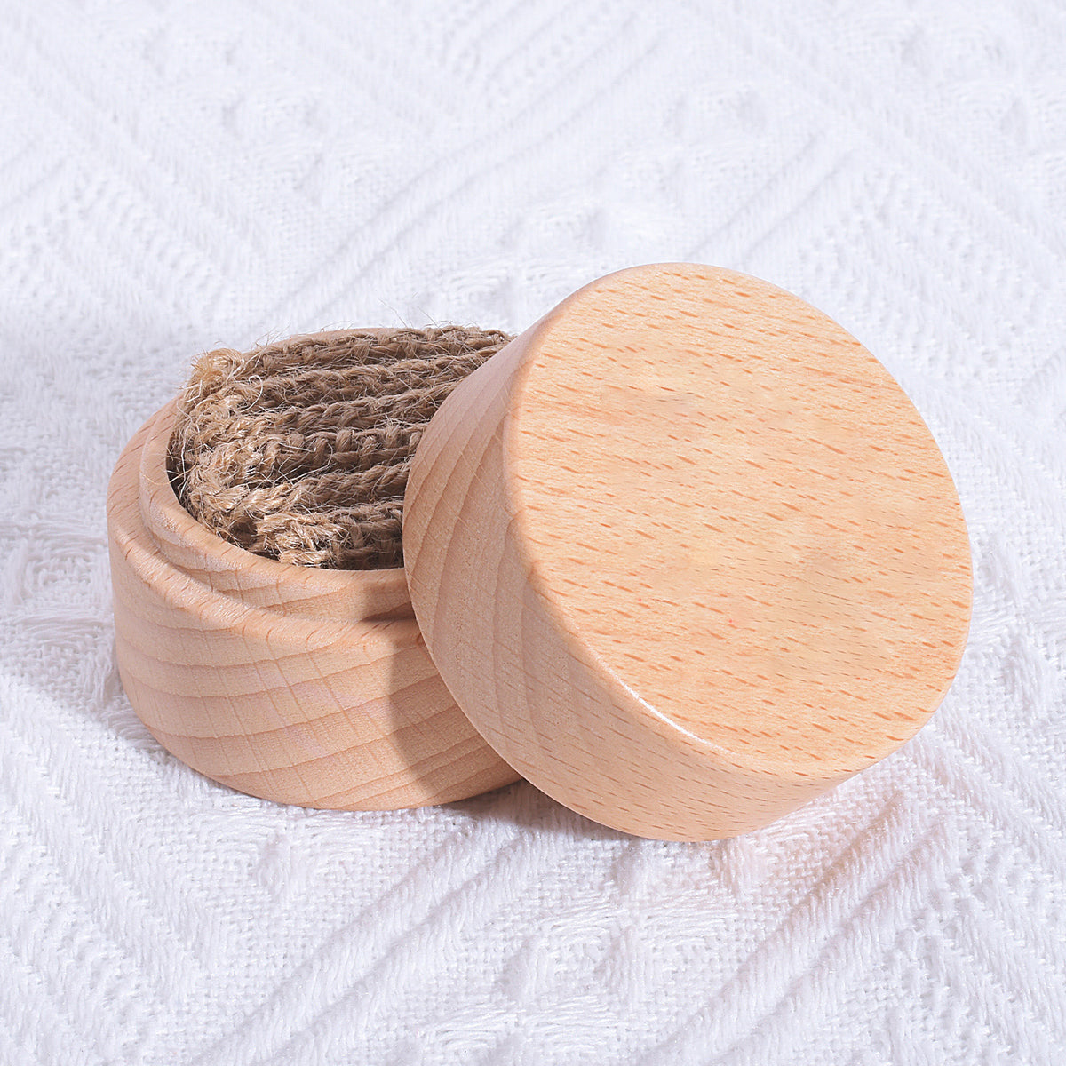 Hand-Painted Beechwood Jewelry Box, 1.5" Mini Ring Keepsake Box, Wedding Gift, Travel Souvenir, Employee Appreciation Present
