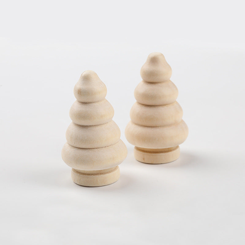 Wooden Acorn Craft Kit, DIY Painting Toy for Kids, Set of 10, Natural Wood Finish